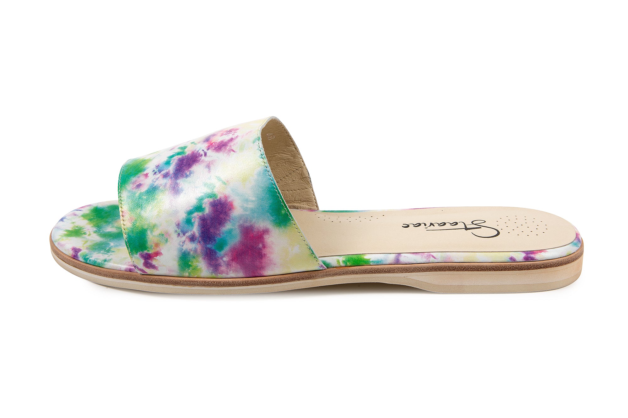 Womens tie dye discount slides